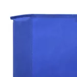 6-paneles azúrkék szövet szélfogó 800 x 160 cm