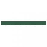 zöld 9-paneles szövet szélfogó 1200 x 80 cm