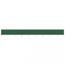 zöld 9-paneles szövet szélfogó 1200 x 80 cm