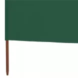 zöld 9 paneles szövet szélfogó 1200 x 120 cm