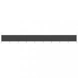 antracitszürke szövet 9-paneles szélfogó 1200 x 120 cm