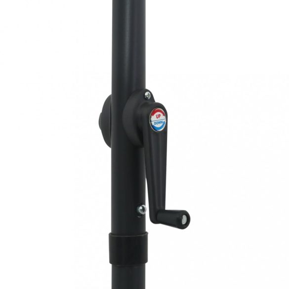 szürkésbarna alumínium napernyő 200 x 224 cm