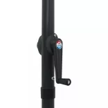 fekete alumínium napernyő 200 x 224 cm