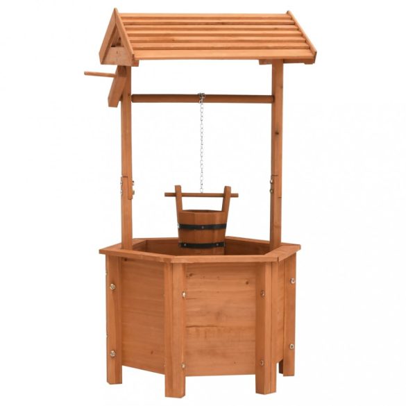 kívánságkutas fenyőfa kerti ültető 40 x 40 x 84 cm