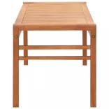 3 személyes tömör eukaliptuszfa kerti pad 150 cm