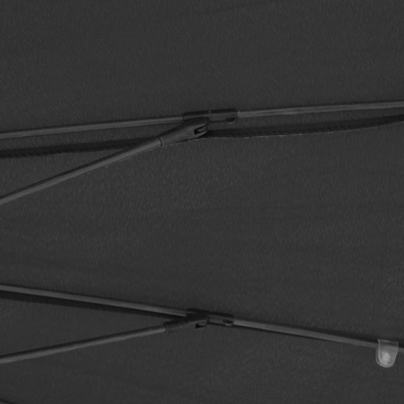 antracitszürke kültéri napernyő alumíniumrúddal 270 cm