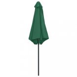 zöld kültéri napernyő alumíniumrúddal 270 x 246 cm