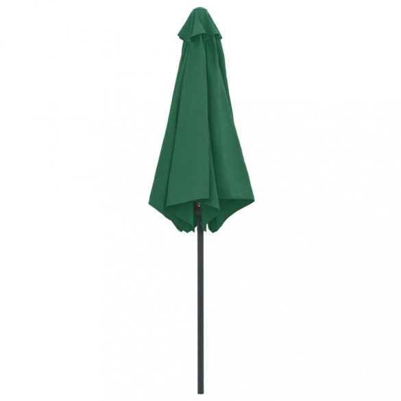 zöld kültéri napernyő alumíniumrúddal 270 x 246 cm