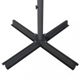 tópszínű kerti napernyő alumínium tartórúddal 600 cm