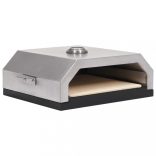 pizzasütő kerámialappal gázüzemű/faszenes grillezőhöz