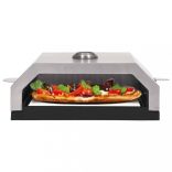 pizzasütő kerámialappal gázüzemű/faszenes grillezőhöz