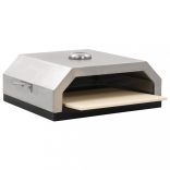 pizzasütő kerámialappal gázüzemű/faszenes grillezőhöz