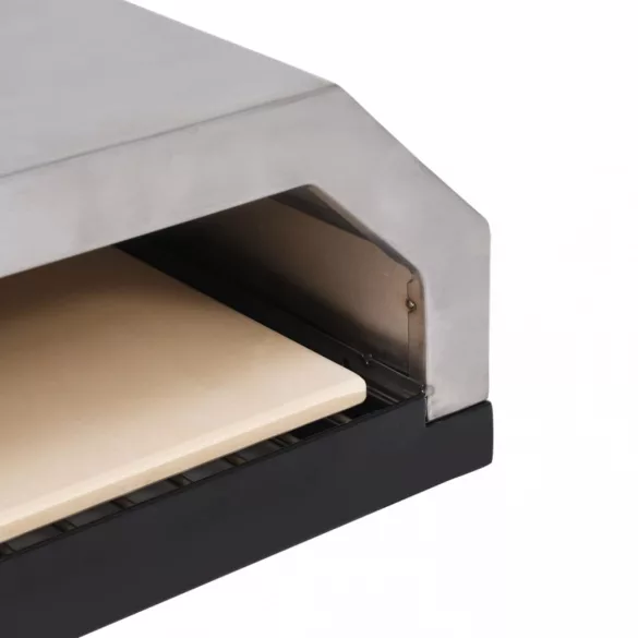 pizzasütő kerámialappal gázüzemű/faszenes grillezőhöz