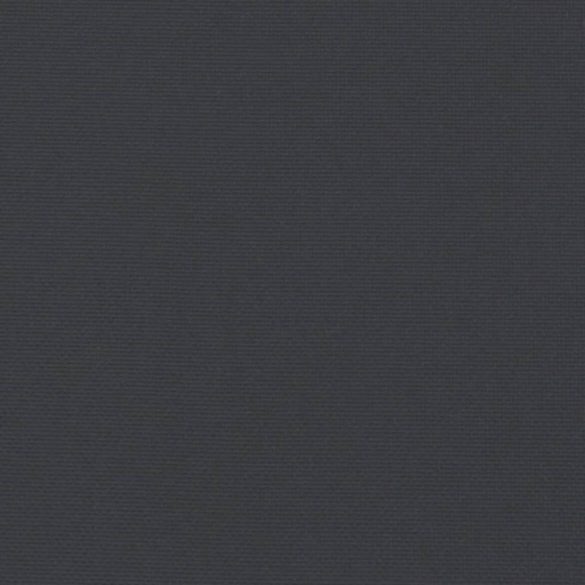 4 db fekete szövet kerti magas háttámlájú székpárna 120x50x3 cm
