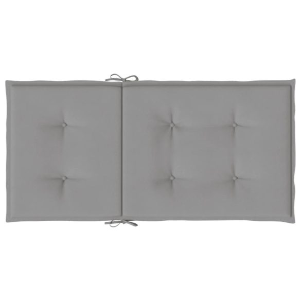 2 db szürke oxford szövet háttámlás székpárna