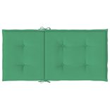 4 db zöld oxford szövet háttámlás székpárna 100x50x3 cm