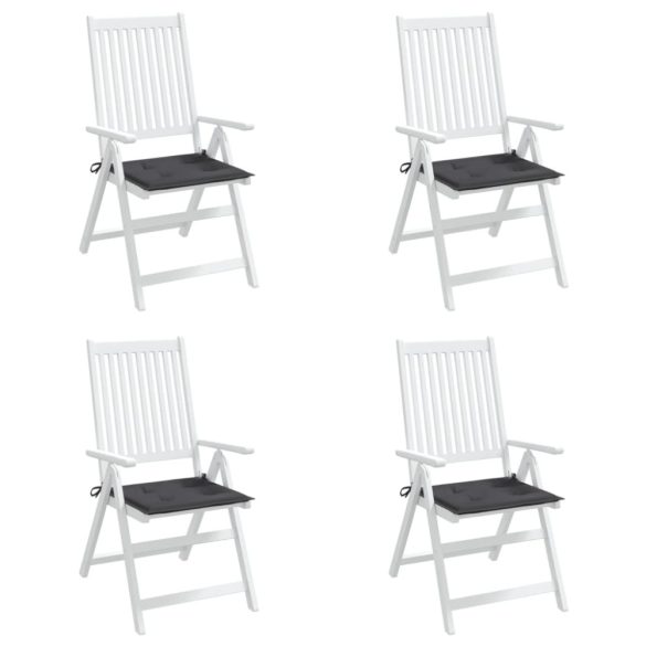 4 db antracit oxford szövet kerti székpárna 40x40x4 cm