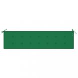 zöld oxford szövet kerti padpárna 200 x 50 x 3 cm