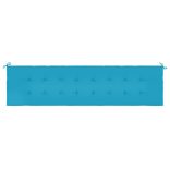 kék oxford szövet kerti padpárna 200 x 50 x 3 cm