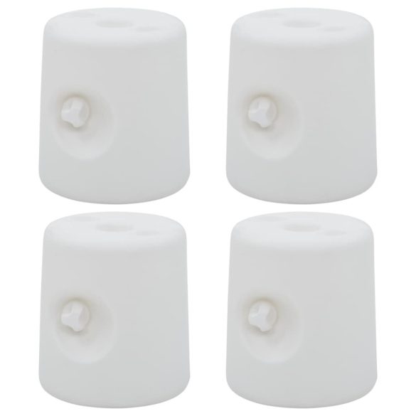 4 db fehér polietilén pavilonnehezék