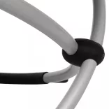 topszínű geometrikus formájú kültéri acél napozóágy
