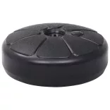 homokkal vagy vízzel tölthető fekete napernyőtalp 15 L