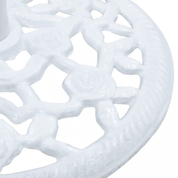 fehér öntöttvas napernyőtalp 12 kg 48 cm