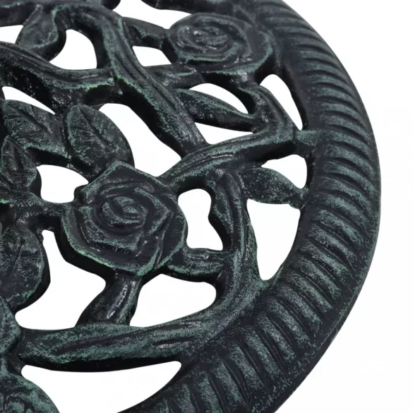 zöld öntöttvas napernyőtalp 9 kg 40 cm