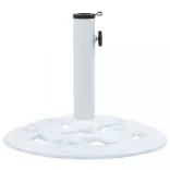 fehér öntöttvas napernyőtalp 9 kg 40 cm