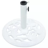 fehér öntöttvas napernyőtalp 9 kg 40 cm