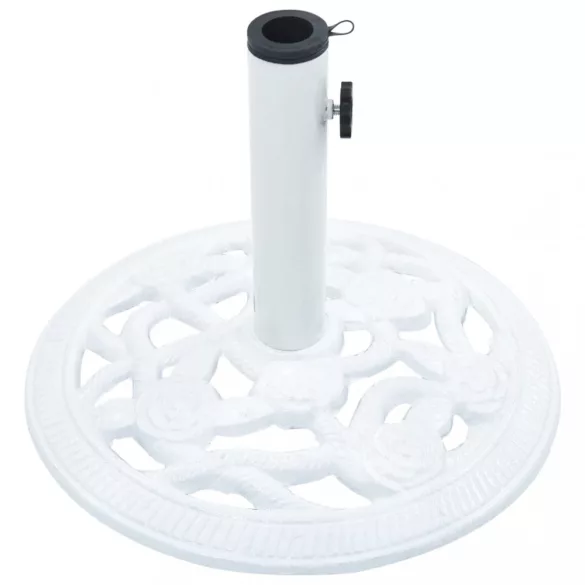 fehér öntöttvas napernyőtalp 9 kg 40 cm