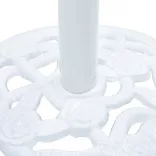 fehér öntöttvas napernyőtalp 9 kg 40 cm