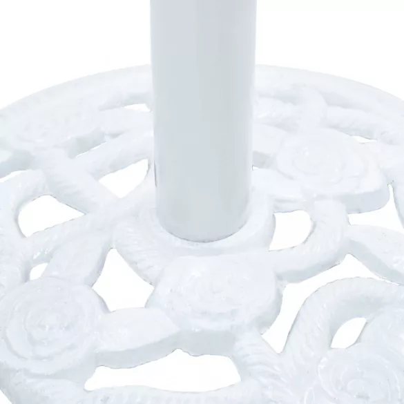 fehér öntöttvas napernyőtalp 9 kg 40 cm