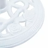 fehér öntöttvas napernyőtalp 9 kg 40 cm