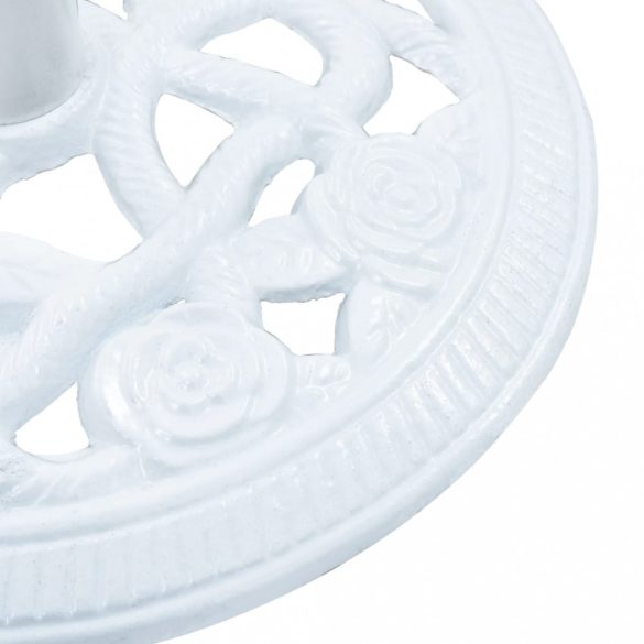 fehér öntöttvas napernyőtalp 9 kg 40 cm