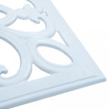 fehér öntöttvas napernyőtalp 12 kg 49 cm