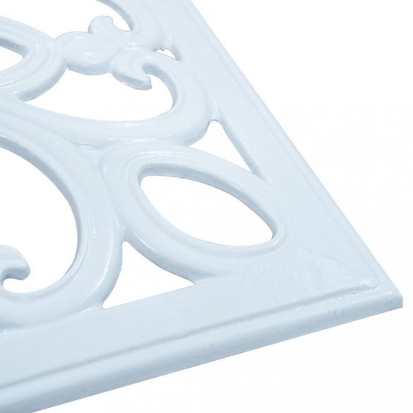 fehér öntöttvas napernyőtalp 12 kg 49 cm