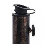 bronzszínű öntöttvas napernyőtalp 12 kg 49 cm