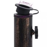 bronzszínű öntöttvas napernyőtalp 12 kg 49 cm