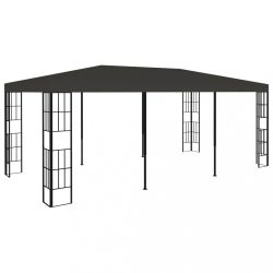 antracitszürke pavilon 3 x 6 m