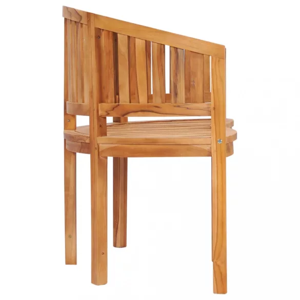 tömör tíkfa banán alakú pad 120 cm