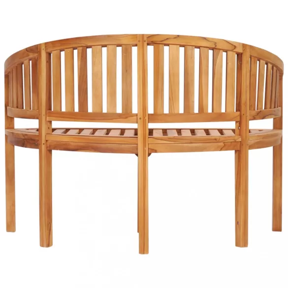 tömör tíkfa banán alakú pad 120 cm