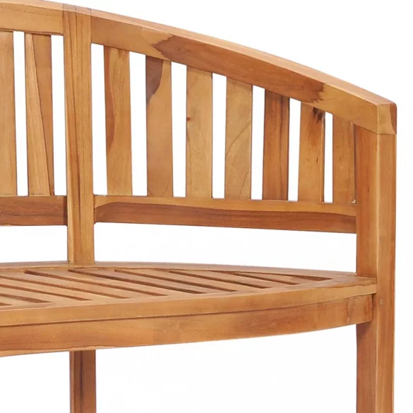 tömör tíkfa banán alakú pad 120 cm