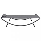 szürke acél kerti ágy 200 x 90 cm