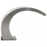 rozsdamentes acél medence szökőkút LED-ekkel 30 x 60 x 45 cm