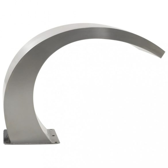 rozsdamentes acél medence szökőkút LED-ekkel 30 x 60 x 45 cm