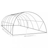 melegház 24 m² 6 x 4 x 2 m