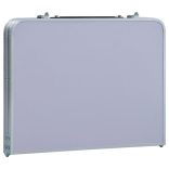 összecsukható fehér alumínium kempingasztal 60 x 40 cm