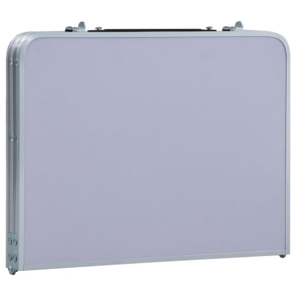 összecsukható fehér alumínium kempingasztal 60 x 40 cm