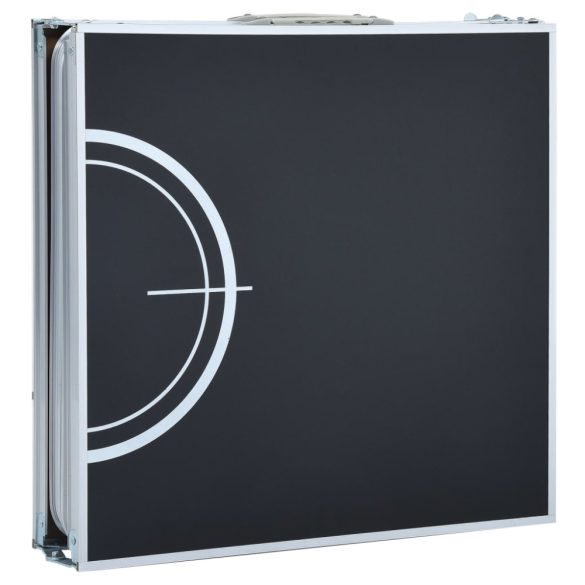 fekete összecsukható sörpong-asztal 240 cm